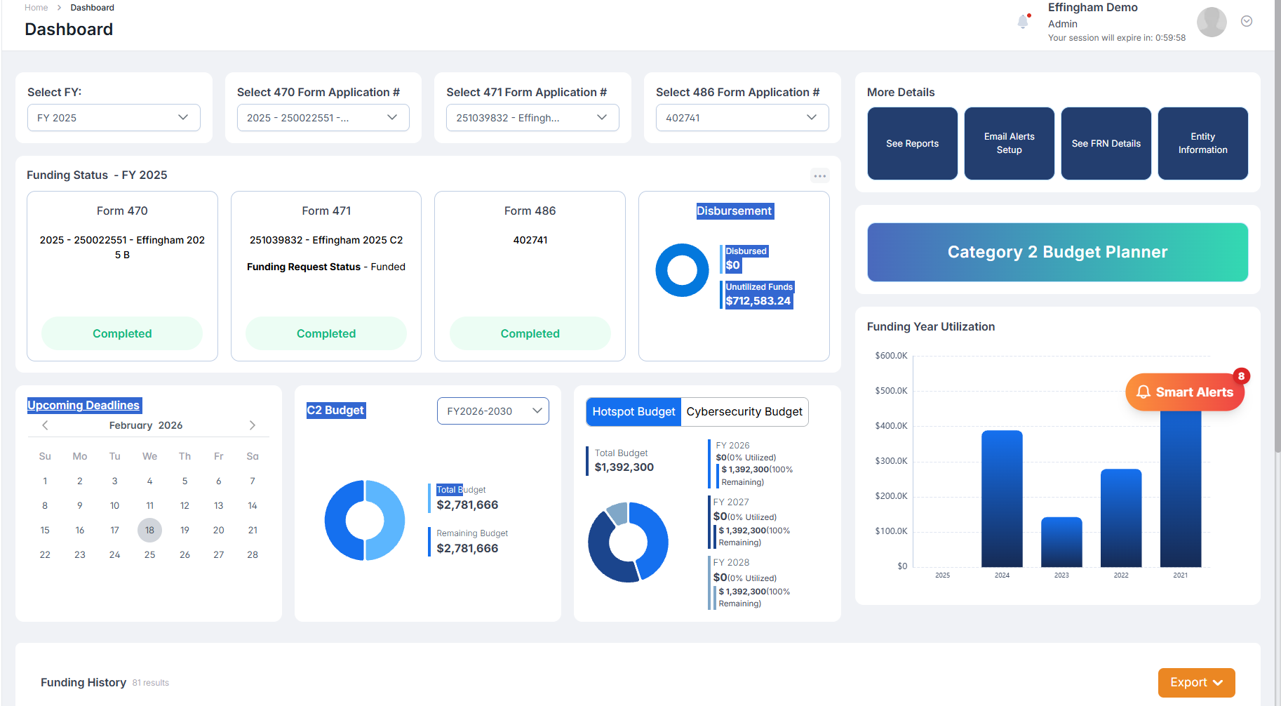 ErateSync Dashboard
